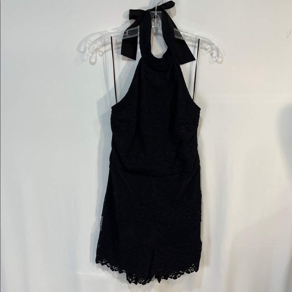 Guess Black Lace Romper